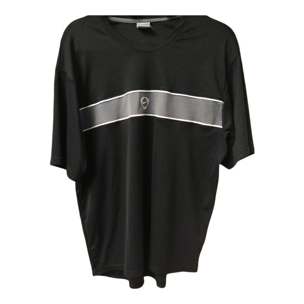 Men'sย NIKE ShortโSleeve Black & Gray Shirt.โMy - Picture 3 of 11